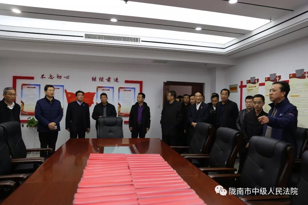 通过观摩交流,大家对陇南法院审判执行,扫黑除恶,文化建设,党建工作