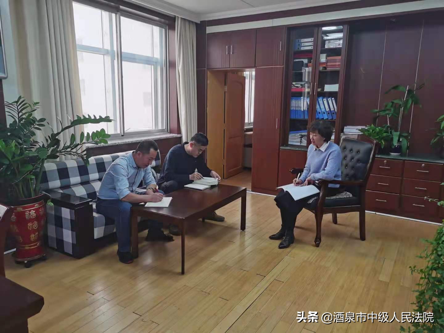 酒泉中院政法队伍教育整顿集中学习进行时！