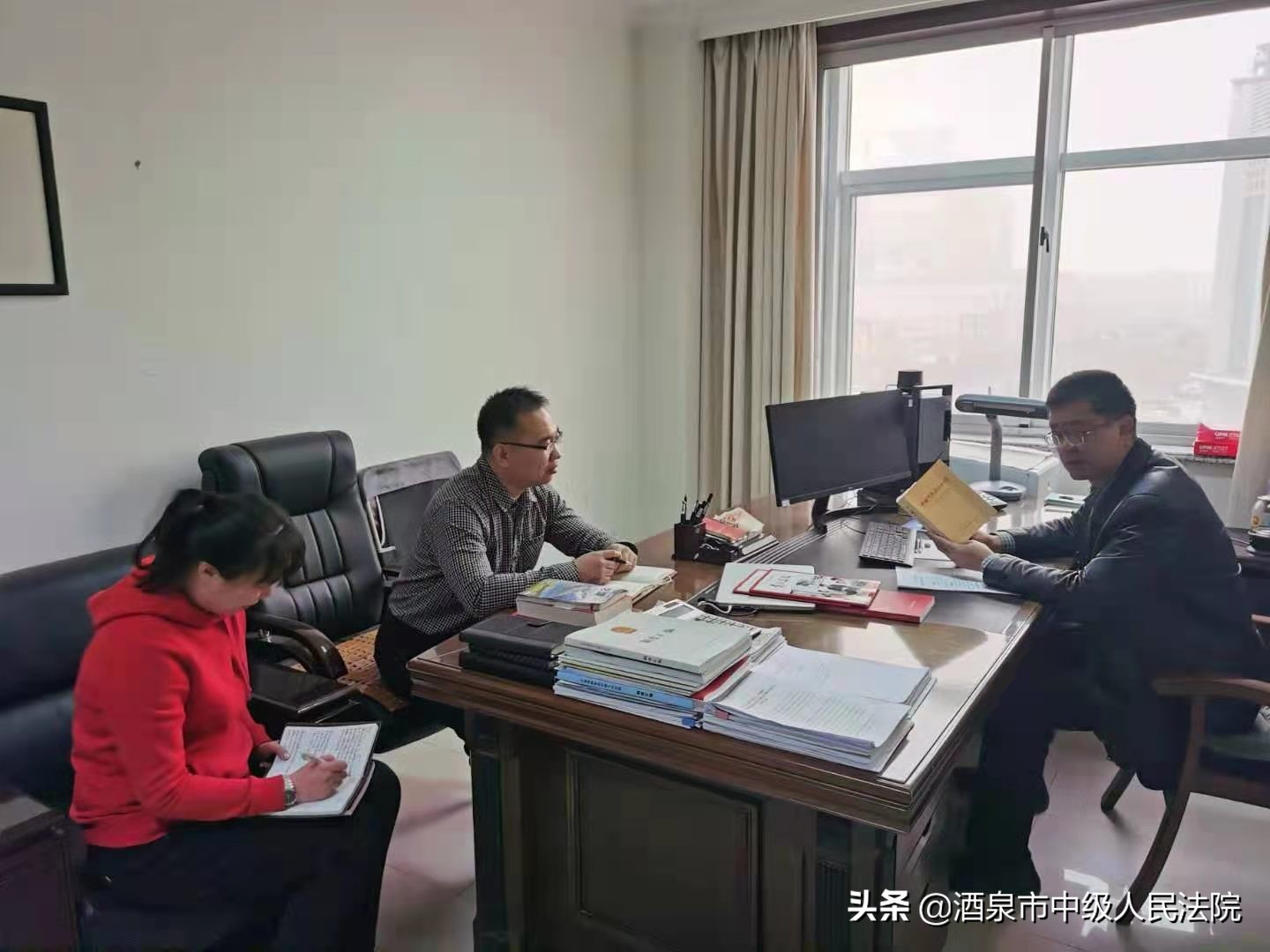 酒泉中院政法队伍教育整顿集中学习进行时！