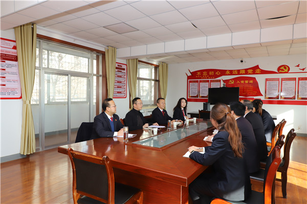 勇,党组成员,副院长楚鸿善,党组成员,政治部主任石春霞参加督导调研